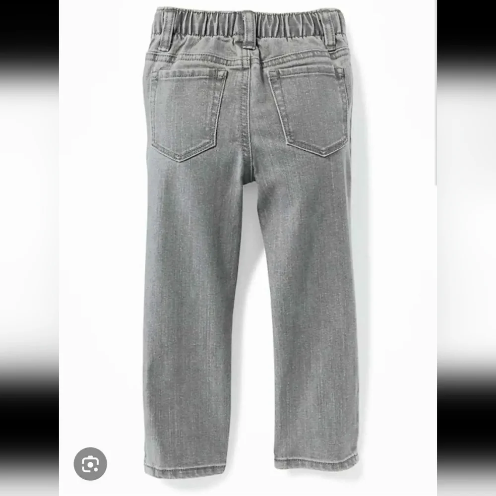 NWT Old Navy Gray Karate Toddler Jeans ~sz 18-24 Mos